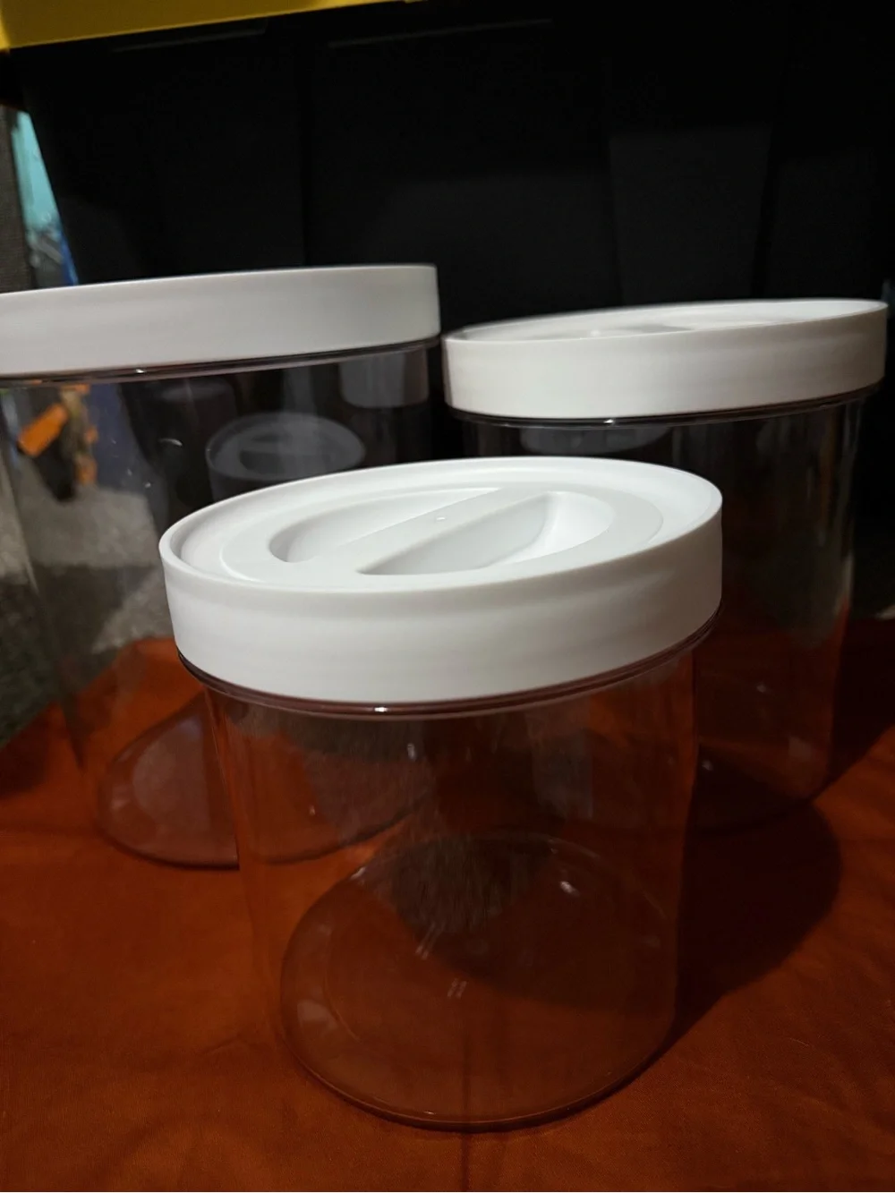 Brightroom White Plastic Canister Set - 3-Piece